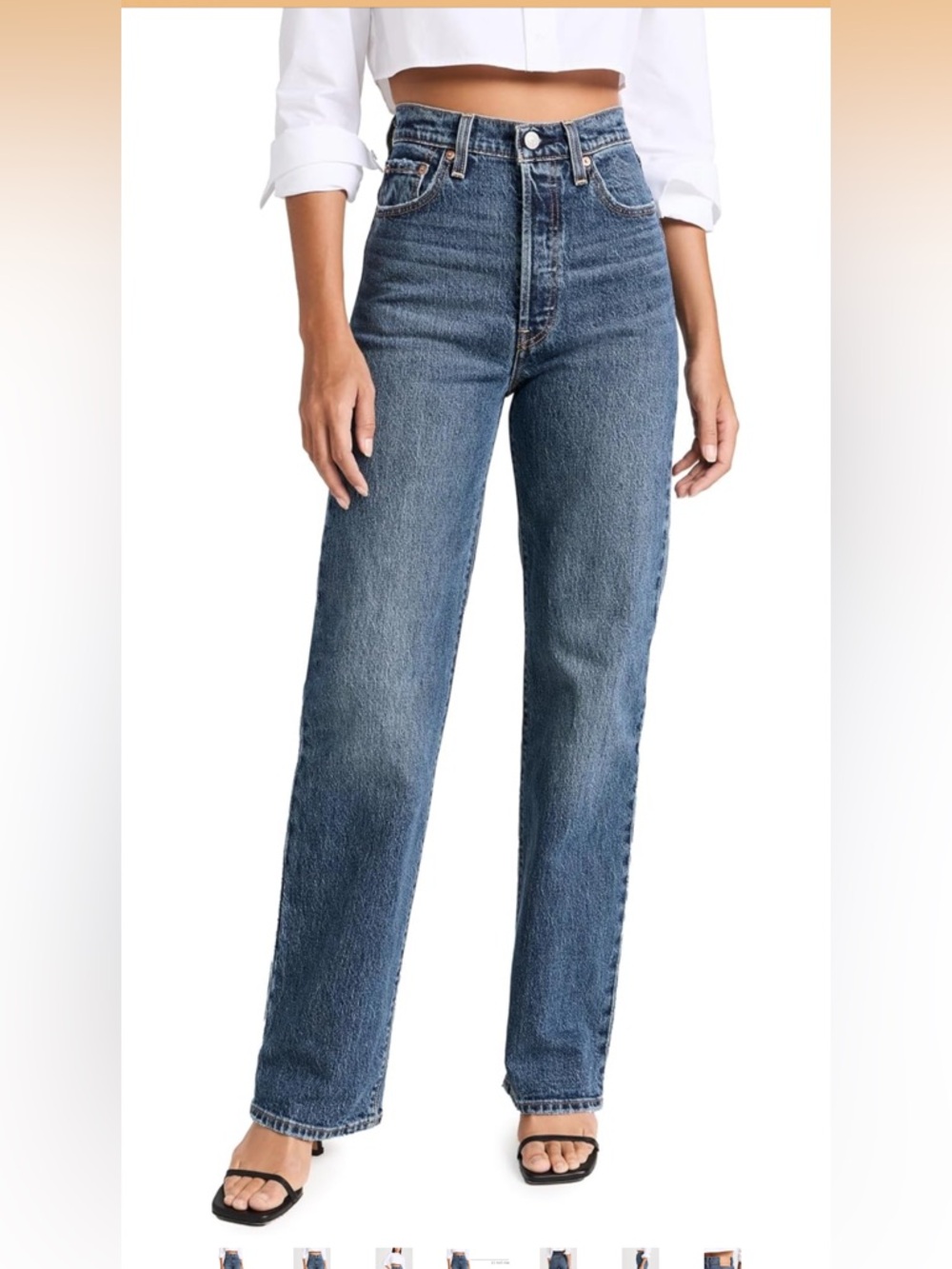 Levi's Ricage Straight-Leg Jeans in Dark Blue Wash